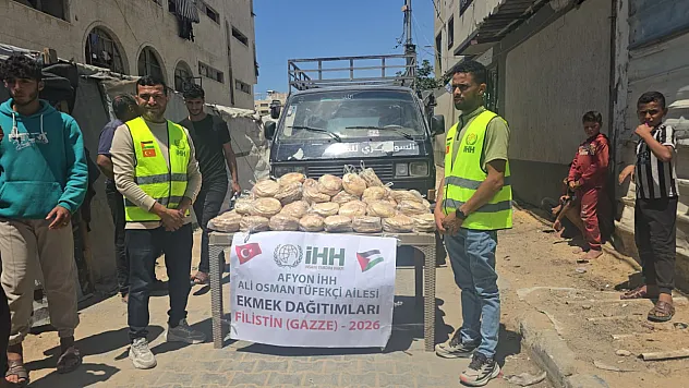 Afyonkarahisar'lı Bağışçıların Emanetleri Gazze'ye Ulaştı