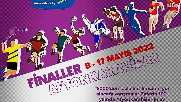 Afyonkarahisar'da 10 branşta 5 bin sporcu yarışacak
