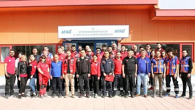 Afyonkarahisar'da KBRN eğitimi ve tatbikatı