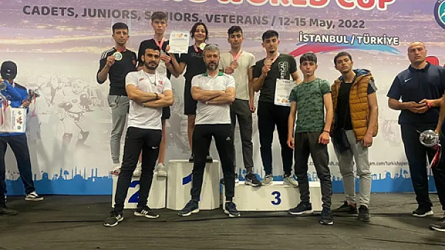 Afyonkarahisar'lı sporculardan 5 dünya derecesi