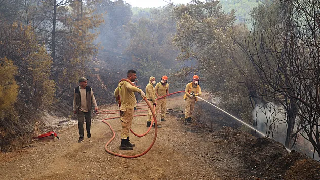 Afyonlu Orman İşçileri Fethiye'de Ateşle Savaşıyor