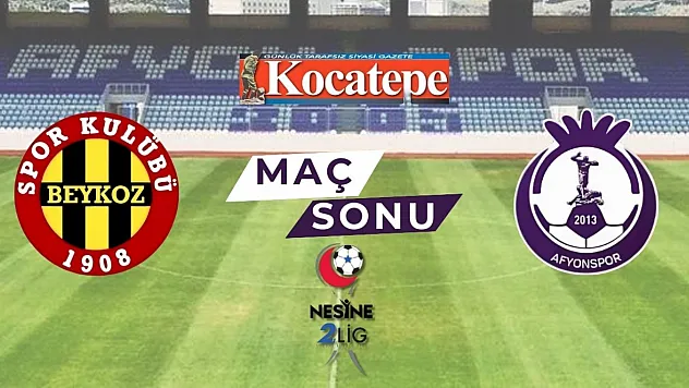 Afyonspor'da Yine Hüsran