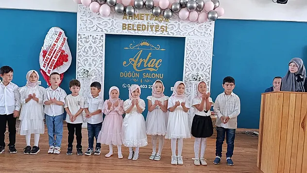 Ahmetpaşa'da Yaz Kur'an Kursları Tamamlandı