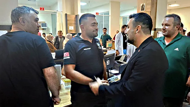 AK Parti İl Başkanı Kavak'tan Hastane'de Acil Servis Ziyareti