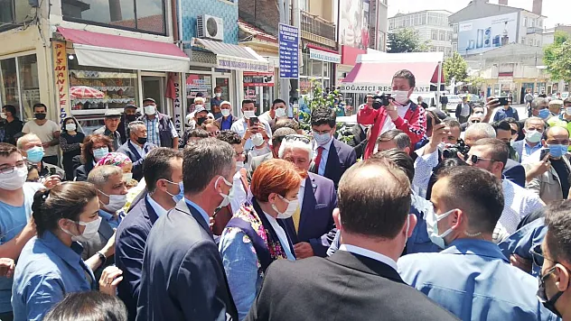 Akşener esnaf turunda