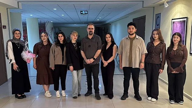 AKÜ GSF'de 4 Resim Sergisi Açıldı