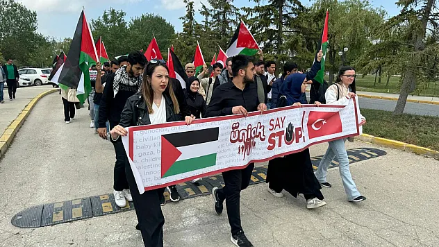 AKÜ'de ''Saystop” Yürüyüşü Yapıldı