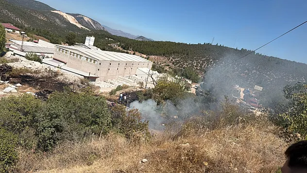 Alevler Ormana Sıçradı! Yangın Büyümeden Söndürüldü