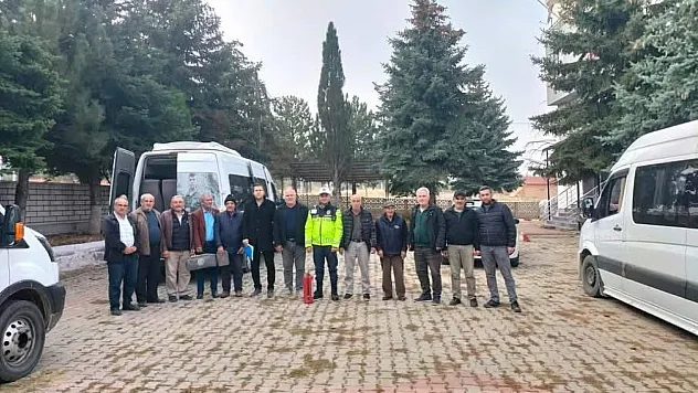 Altıntaş'ta Öğrenci Servislerinde Denetim