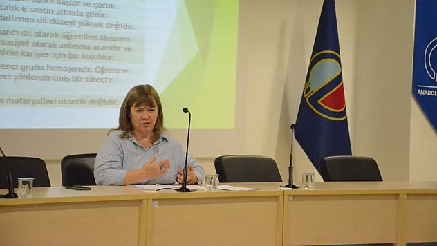 Anadolu Üniversitesi'nde 'Çocuklara Erken Yaşta Yabancı Dil Olarak Almancanın Öğretimi' Ele Alındı