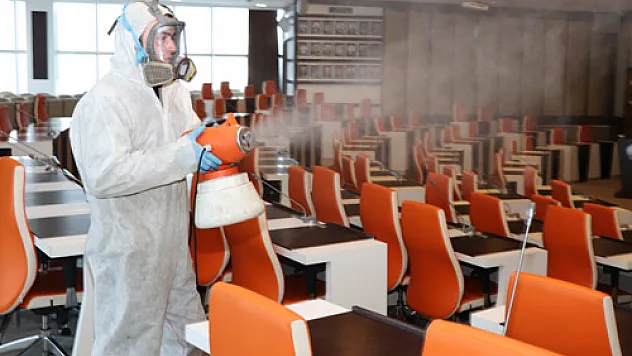 ATSO'da  koronavirüse karşı tedbirler artırıldı