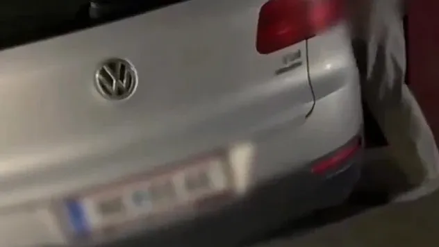 AVM Otoparkındaki Görüntüler Gündem Oldu