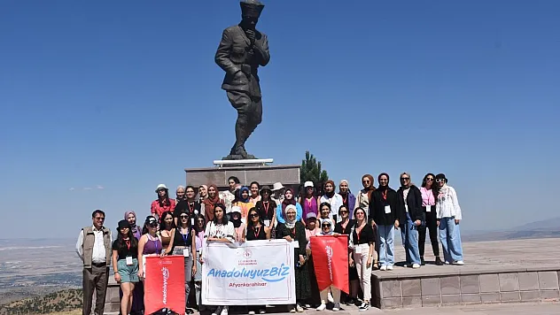 Aydın'dan gelen gençler Afyonkarahisar'ı keşfetti