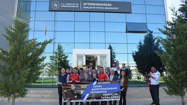 Başarılı sporculara  coşkulu karşılama