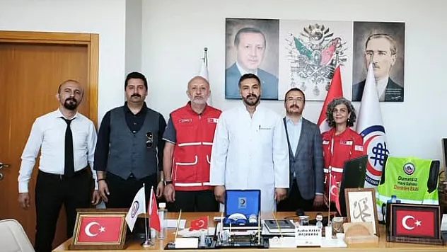 Başhekim Balcı, Türk Kızılayı Yöneticilerini Ağırladı