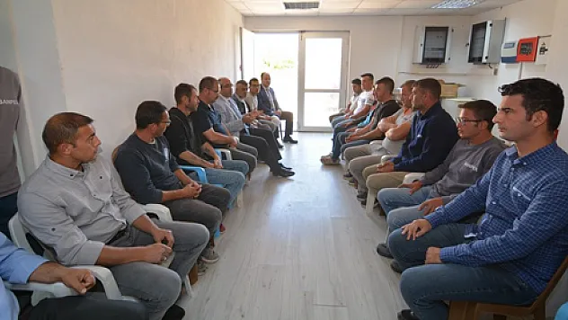 Başkan Çöl, personelle istişare etti