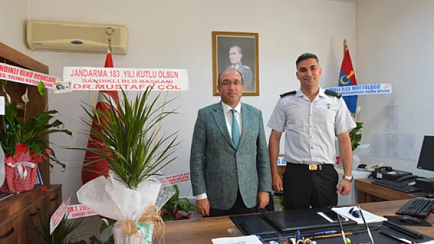 Başkan Çöl'den,  Jandarma'ya  kutlama ziyareti
