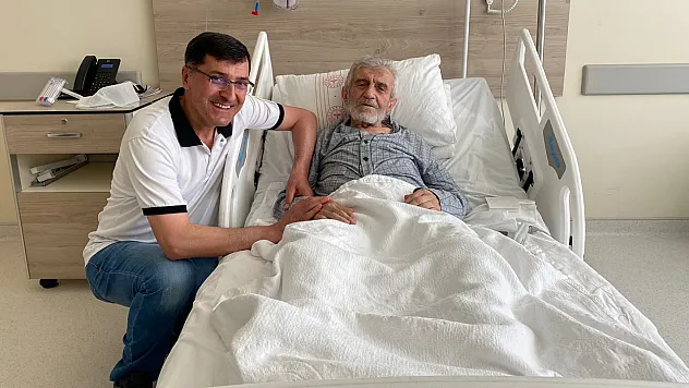 Başkan Kahveci'den Süleyman Canan'a Geçmiş Olsun Ziyareti