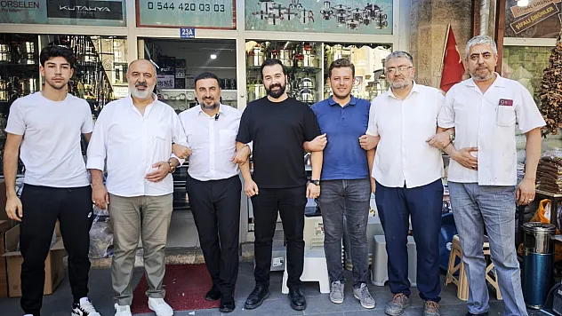 Başkan Kavak, Esnafla Bir Arada