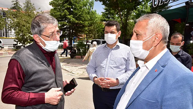 Başkan Zeybek talepleri birinci ağızdan dinledi
