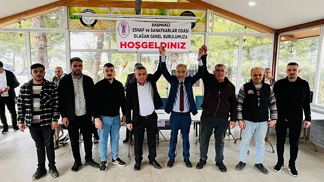 Başmakçı Esnafı Akpınar'ı Başkan Seçti