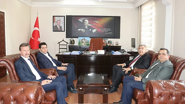 Başmakçı Kaymakamı, Müdür Sünnetci'yi Kabul Etti