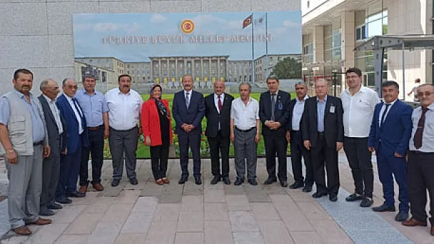 Başmakçı ve Dinar heyetinden vekillere hayırlı olsun ziyareti
