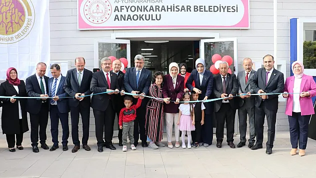 Belediye Anaokulu törenle açıldı