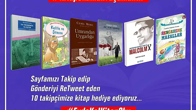 Belediye kitap seti hediye edecek