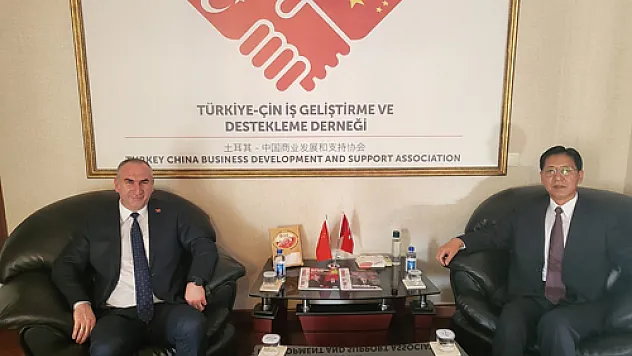 Beşer Çin Büyükelçisi'ni ağırladı