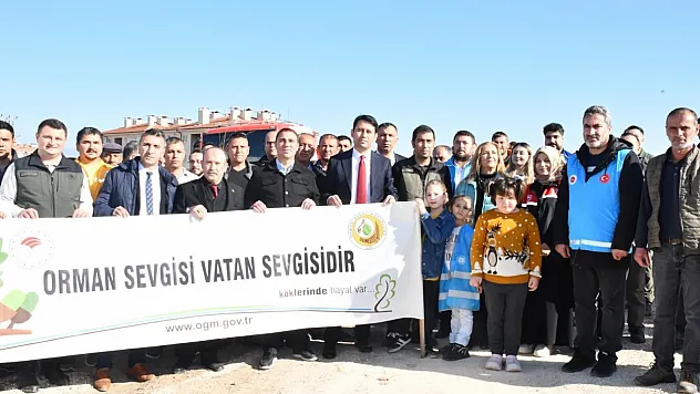 Beylikova'da 5 Bin Fidan Toprakla Buluştu