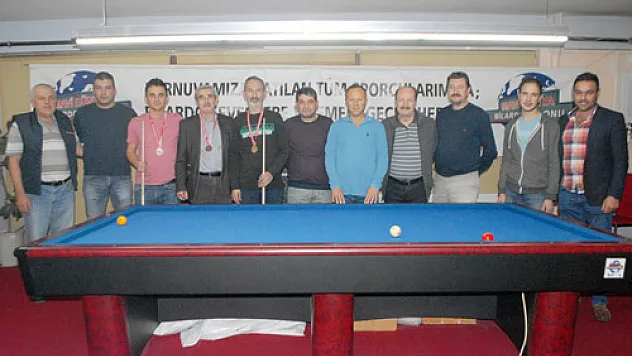 Bilardocular 29 Ekim Turnuvası'nda yarıştı