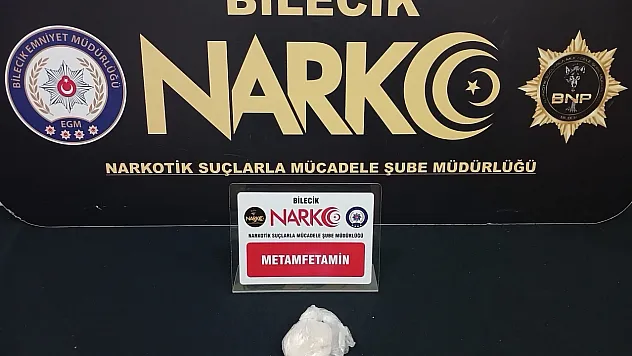 Bilecik'te Narkotik Operasyonu! Üzerinden Metamfetamin Çıktı
