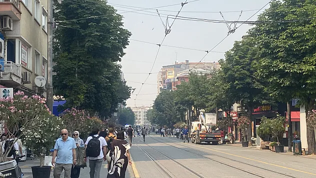 Bilecik'te süren yangının dumanı Eskişehir'e ulaştı