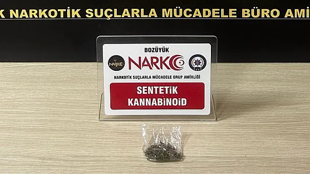 Bilecik'te Uyuşturucu Operasyonu: 1 Şüpheli Yakalandı