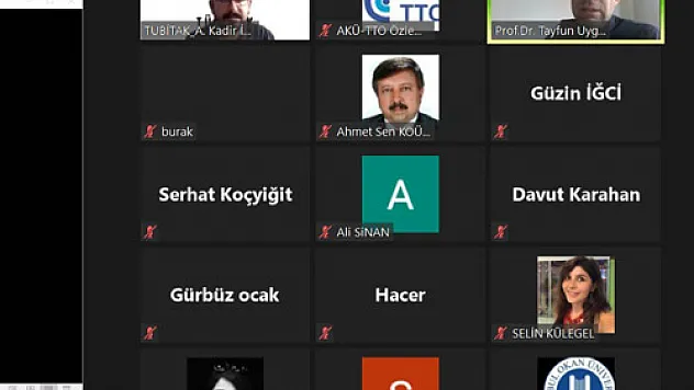 Bilgilendirme toplantısı çevrim içi yapıldı