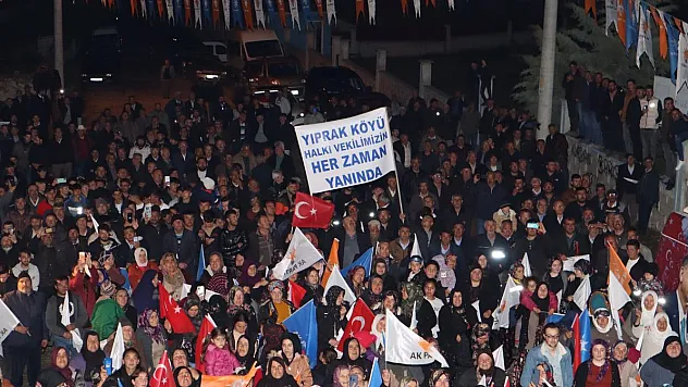 'Bizim köylerde yaptığımız mitingleri büyükşehirlerde yapamayanlar düşünsün'