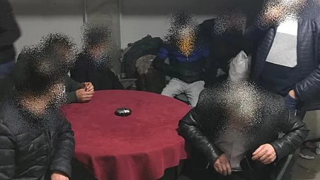 Bodrum katında  kumara 16 bin TL ceza