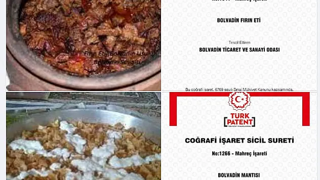 Bolvadin’in o lezzetleri artık tescillendi