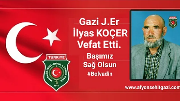 Bolvadinli Gazi Son Yolculuğuna Uğurlandı