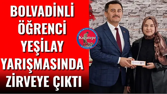 Bolvadinli Öğrenci Yeşilay Yarışmasında Zirveye Çıktı