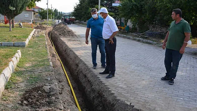 Bozkurt, doğalgaz  çalışmalarını inceledi