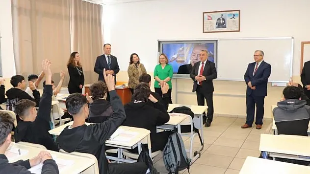 Bozüyük'te Kaymakam Ve Milli Eğitim Müdüründen Okul Ziyaretleri