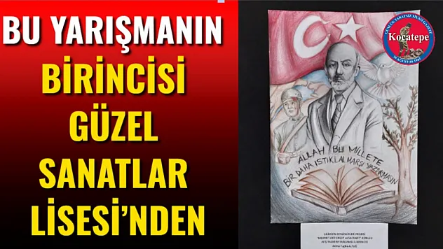 Bu Yarışmanın Birincisi Güzel Sanatlar Lisesi'nden
