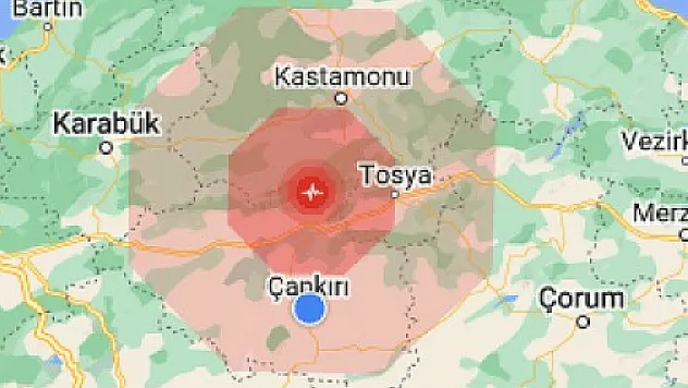 Çankırı'da Korkutan Deprem
