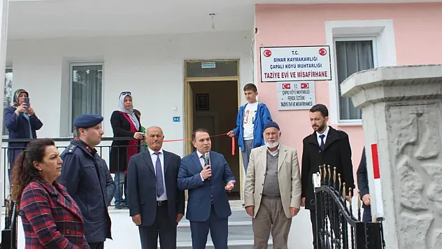 Çapalı Köyü'ne yeni taziye evi ve misafirhane kazandırıldı