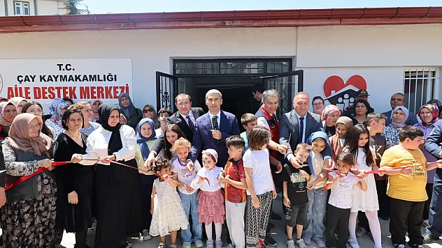 Çay'da Aile Destek Merkezi Hizmete Açıldı