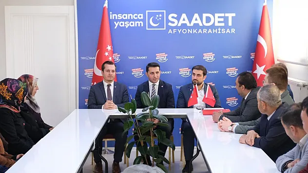 CHP adayı Saadet Partili Fatih Aydın çalışmalarına başladı