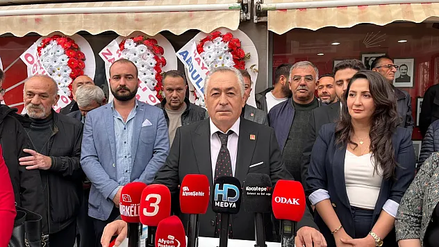 CHP Afyon İl Başkanı Karadeniz: Partiye Bağış Yapın!