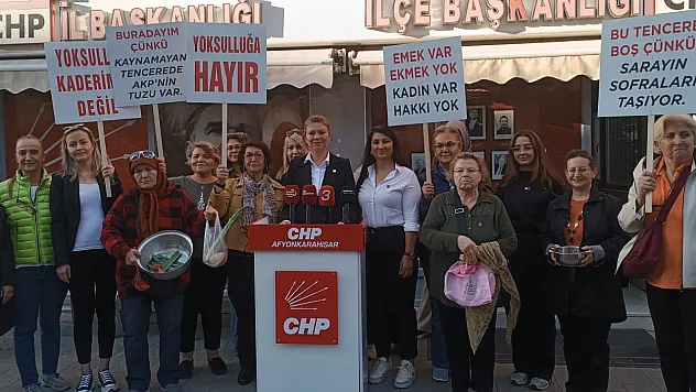 CHP Kadın Kolları: Çocuklar yatağa aç giriyor